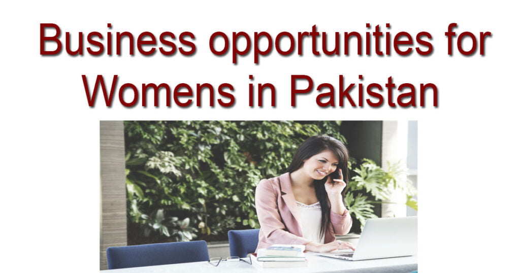 Business opportunities for Womens in Pakistan