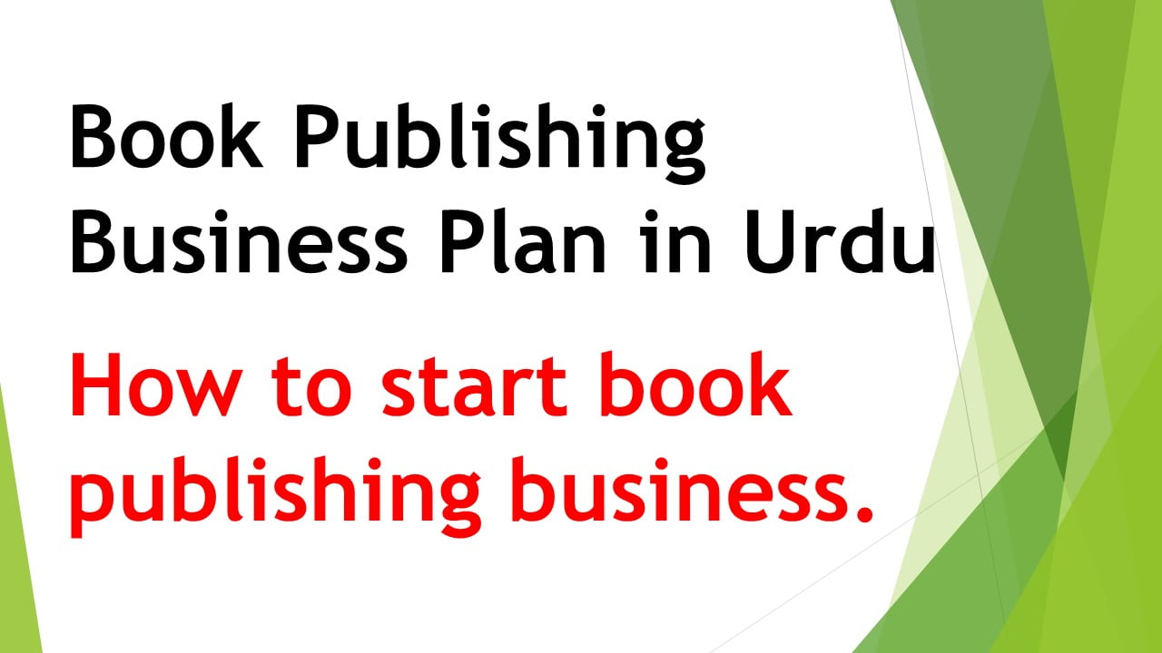 Book Publishing Business Plan