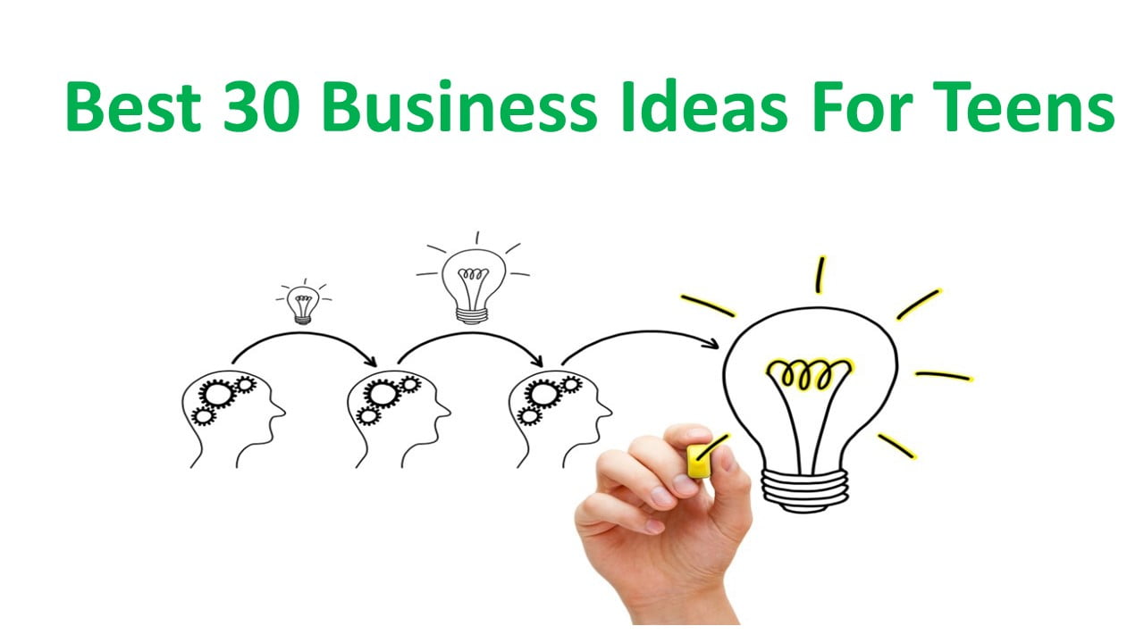 Best 30 Business Ideas For Teens