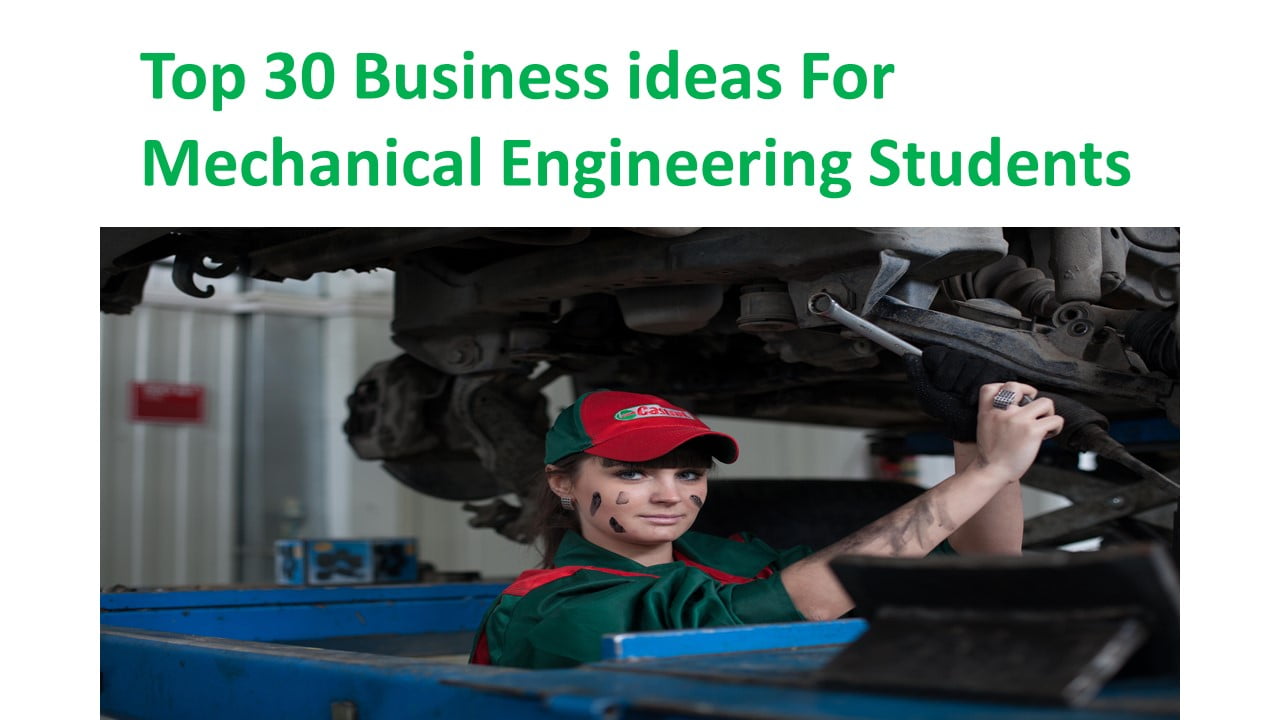 Top 30 Business ideas For Mechanical Engineering Students