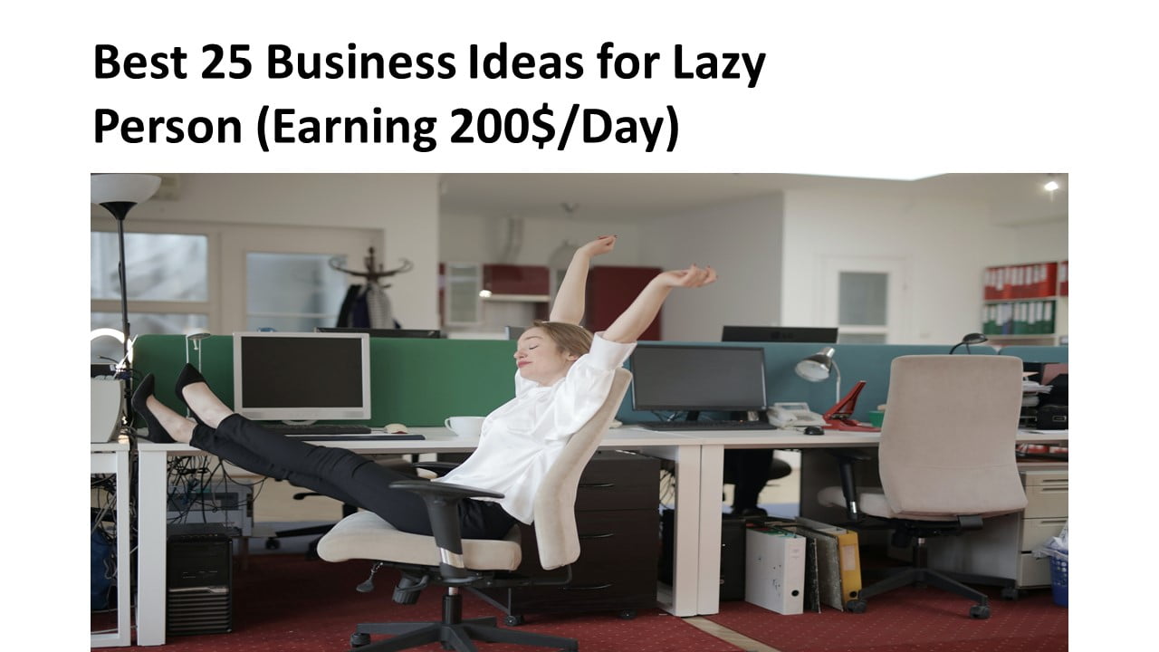 Best 25 Business Ideas for Lazy Person