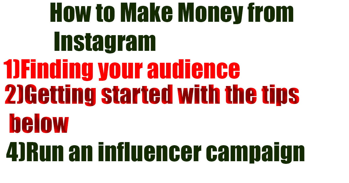 How to Make Money from Instagram