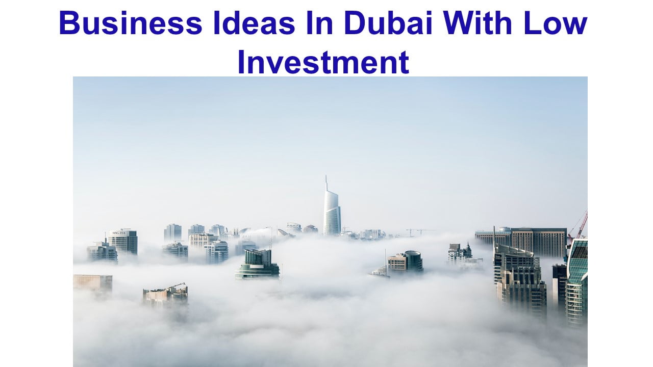 Business Ideas In Dubai With Low Investment