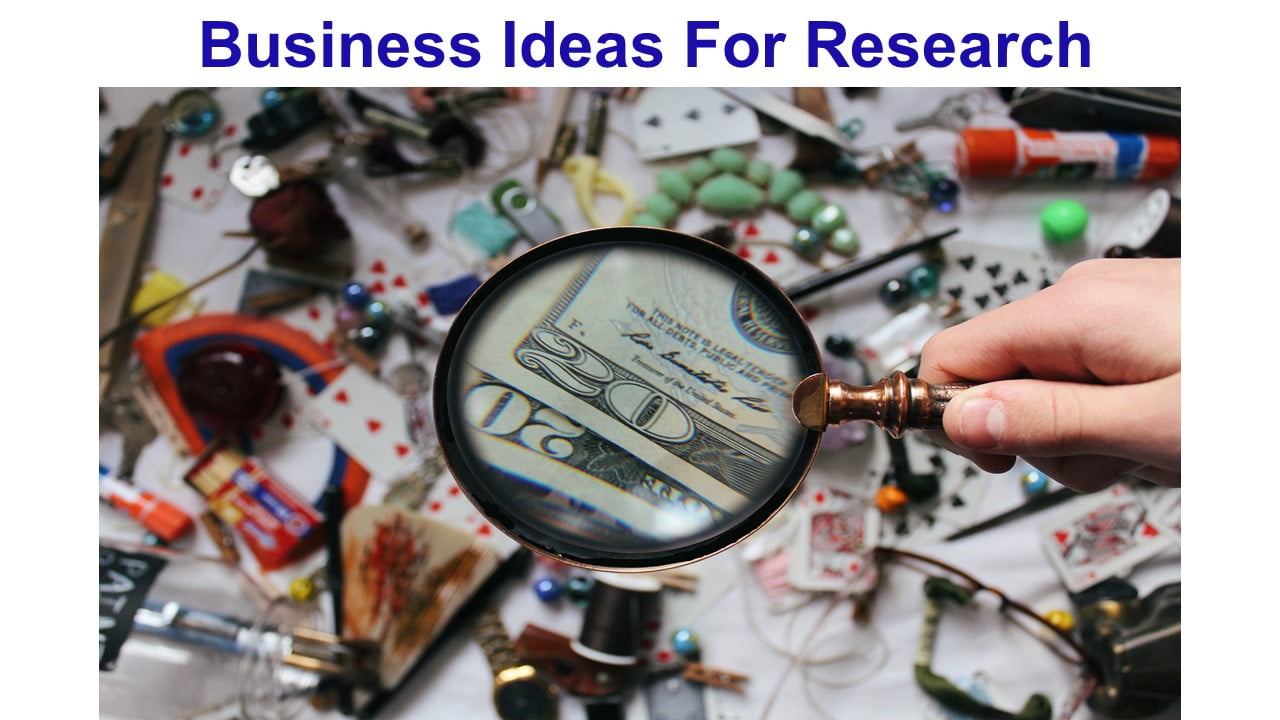 Business Ideas For Research
