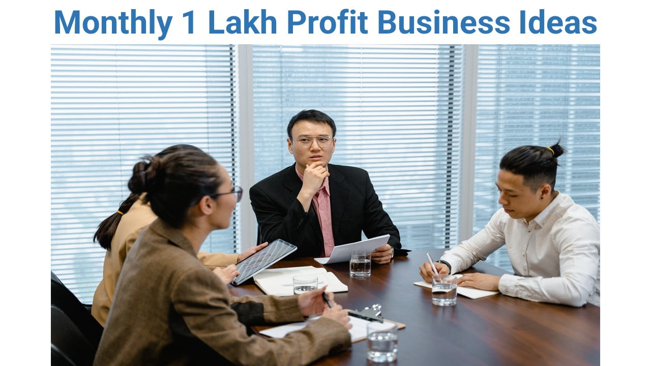 Monthly 1 Lakh Profit Business Ideas