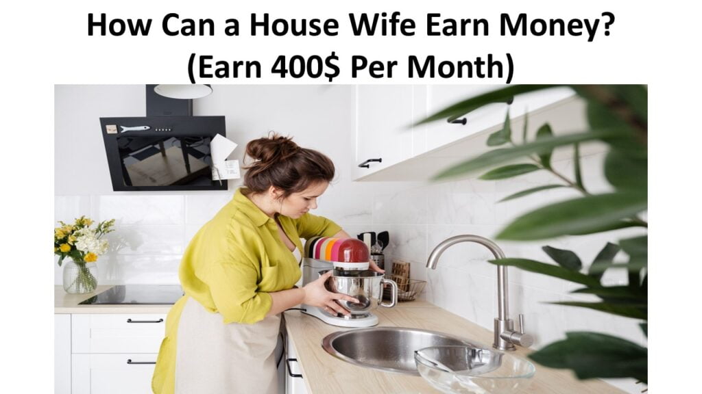 How Can a House Wife Earn Money